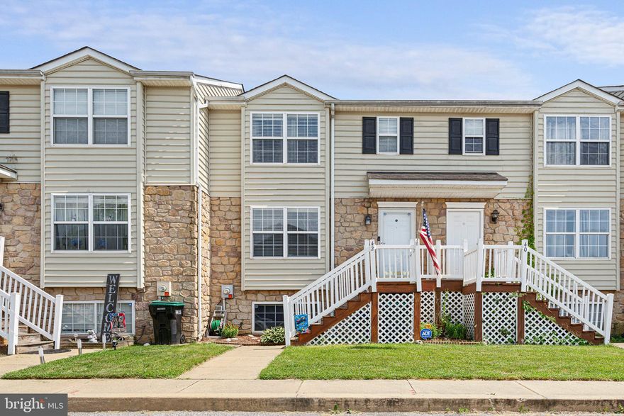 This well maintained home is ready for its new owners. The main floor has a living room, kitchen, and half bath. There is a small deck off the dining area with a fenced in yard. Directly behind the back yard is the community playground. Upstairs has the master bedroom with its own bathroom, two additional bedrooms and another full bath. Recent updates include a new hot water heater, sump pump, and garbage disposal.