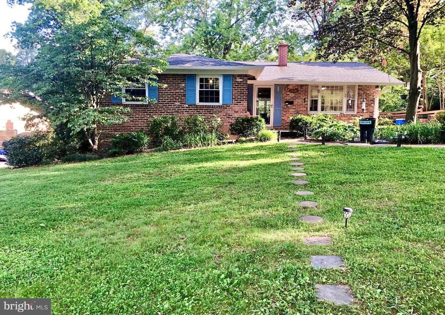 Spacious 5 bedroom Rambler with 3 full bathrooms in desirable Regency Estates.  Spacious, updated kitchen and light-filled living room. Lower level has 2 walk-out doors to private back yard, an enormous family room, a 5th bedroom, and a full bath, as well as office/den & lots of storage. Double wide driveway for off street parking.

Only 10 minute walk (2 minute drive) to top-ranked Winston Churchill High School. Only 20 minute walk (4 minute drive) to top-ranked Herbert Hoover Middle School. Only 15 minute walk (3 minute drive) to top-ranked Beverly Farms Elementary School.

Watch the cardinals and hummingbirds through the kitchen window as you sip your morning cappuccino. Enjoy breakfast in tranquility on the large deck off the kitchen or inside the eat-in kitchen with its updated granite countertops, stainless double sink, and gleaming floors. Relax by the living room bay window facing the beautiful backyard. 
Hardwood oak floors throughout the living room, dining room, and all 4 upper level bedrooms. Lower level laundry boasts a new (2023) Samsung Washer and new (2023) Samsung Dryer. Lots of lower level storage space as well as extra storage in the 2 backyard sheds.

Walk out from family room through French Doors (installed in 2021) to the private back patio and quiet fenced-in backyard.

Stay warm in the winter with central heating and a wood burning fireplace in the family room. Stay cool in the summer with central air conditioning. Roof replaced in 2015 and energy efficient windows installed in 2015 stabilize indoor climate. Willow Oak trees along the street and mature maple trees give generous shade in the front and back yards.

Fantastic location! Mere blocks to several places of worship and top ranked public schools — Beverly Farms ES, Hoover MS, and Churchill, HS. Beat the summer heat and meet your neighbors at the Regency Estates Swim Club just 3 blocks away. Less than one mile to Cabin John Mall with its many shops and restaurants. Ultra easy access to I-270. Only 3 minute drive to Park Potomac, 4 minute drive to Cabin John Regional Park, 10 minute drive to White Flint Metro Station, 12 minute drive to Grosvenor Metro Station and The Music Center at Strathmore, and 15 minute drive to nature trails at Great Falls National Park.