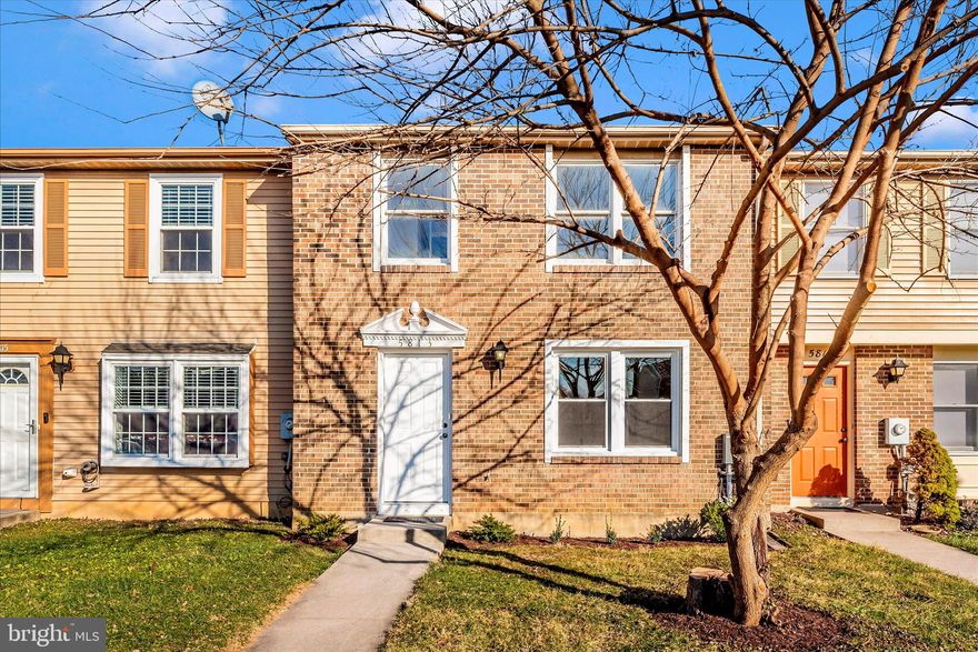 Discover the perfect blend of suburban tranquility and urban convenience in this charming 3 Bedroom, 2 Full Bathroom townhome located in the established Farmbrook neighborhood.  Updates include new LVP flooring throughout, brand new carpet upstairs, freshly painted throughout, new windows.  Gorgeous updated Kitchen including new granite countertops, cabinets, side by side refrigerator w/ ice maker, new stove, and dishwasher. This home is ideal for those seeking easy access to everything Frederick has to offer. Step outside to explore nearby Ballenger Creek Park, complete with playgrounds, athletic fields, and walking/biking trails. The functional floor plan includes a bright living area, a dedicated dining space, and a brand new Kitchen. Enjoy a quick commute with major highways minutes away, and benefit from Frederick County living with no city taxes. This is a great opportunity to enjoy all the amenities of the area.  Includes an AHS home warranty.