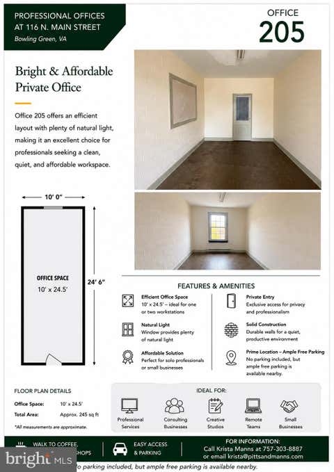 Photo of 114 - Suite 204 N Main Street, BOWLING GREEN, VA 22427 (MLS # VACV2010652)