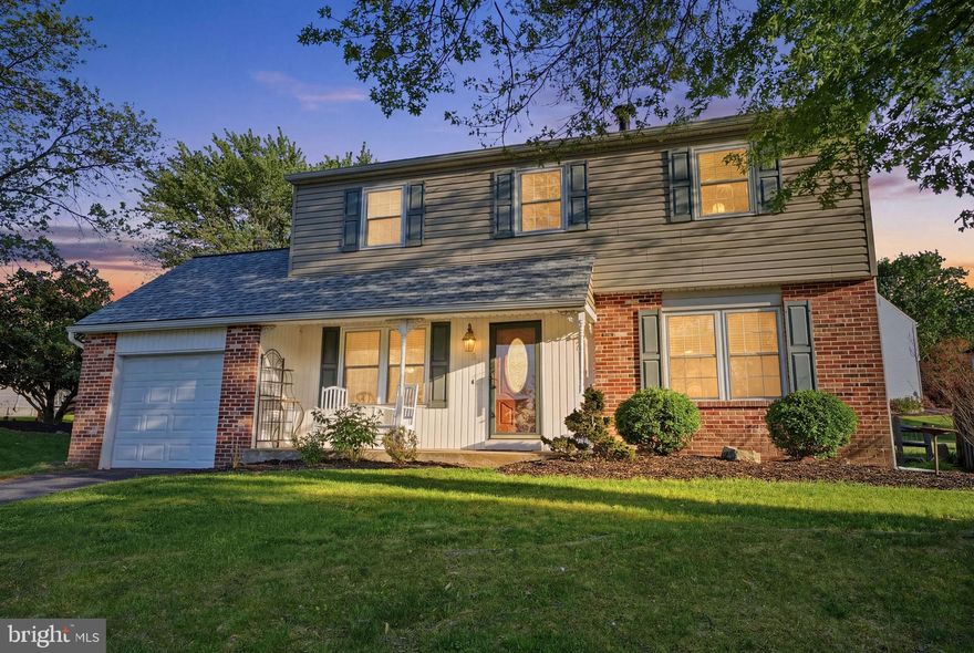 Set within the desirable Mingo Village community in Upper Providence Township, 26 Iroquois Drive offers classic curb appeal, functional living space, and a convenient Royersford location. This brick colonial features 4 bedrooms, 2.5 baths, 1,980 square feet, a full basement, and a one-car garage. The interior offers a comfortable, practical layout with space for everyday living, dining, entertaining, and storage. The washer, dryer, and refrigerator are included, providing added move-in value. Recent improvements include a new roof in 2021, a remodeled primary bath in 2022, and a remodeled guest bath in 2024. Outdoor features include a covered front porch, fenced backyard, and shaded patio, offering space for grilling, gardening, entertaining, or relaxing outdoors. With no HOA, sidewalks throughout the neighborhood, and close proximity to shopping, dining, parks, and major commuter routes, this home combines updates, space, and convenience in a well-established residential setting.