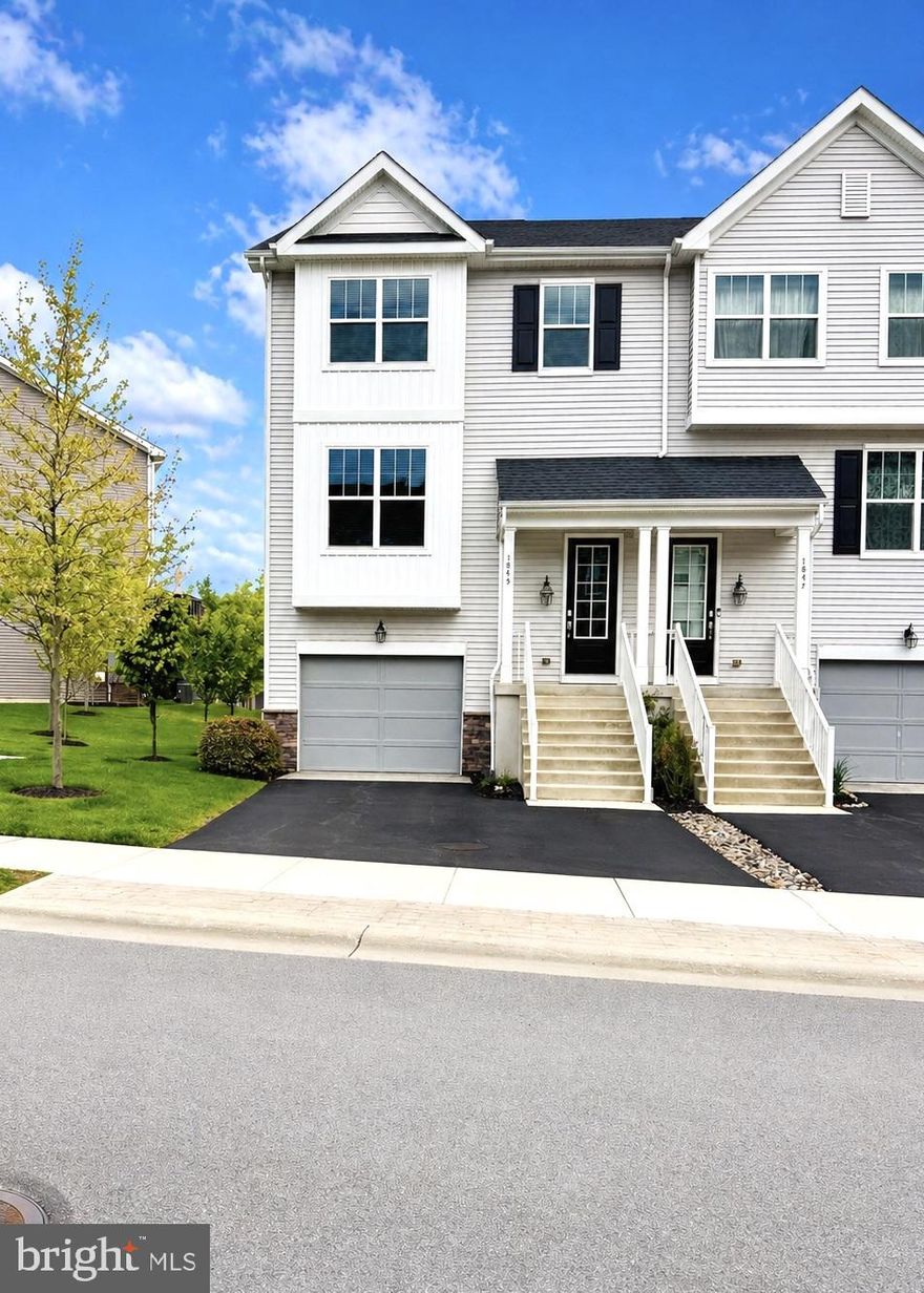 Welcome to 1845 Boulder Dr — a beautifully cared‑for 3‑bed, 2.5‑bath end‑unit townhome in the desirable Townes at Shannon Hill, within the highly acclaimed Downingtown School District.

NEW PICTURES 

This end unit truly stands out. With windows on three sides, the home is filled with natural light, great ventilation, and an open, airy feel throughout the day. The property backs directly to a community kids’ park, offering peaceful views, added privacy, and a sense of space that’s hard to find in townhome living.

Offering 1868+350 = 2218 sq ft of thoughtfully designed living space, the home features a bright main level, a well‑appointed kitchen, and the added benefit of a whole‑house water softener plus water purification system under the kitchen sink. The finished basement provides flexible space for a home office, gym, playroom, or media area. Step outside to the private deck, perfect for morning coffee or evening relaxation. 

The location is unbeatable — minutes from local shopping and conveniences, with easy access to Business Route 30, Route 100, Exton, Malvern, West Chester, and King of Prussia. Commuters will appreciate the short drive to the Thorndale SEPTA Station.

A bright, well‑maintained end unit in a prime community — now available for its next owner.

Come experience the warmth and comfort of this home in person.

HOA maintains common area lawn and snow!
