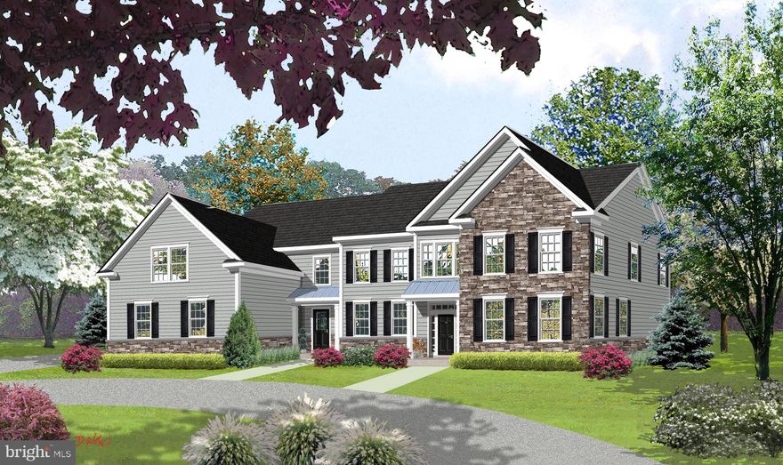 NEW CONSTRUCTION IN COUNCIL ROCK SCHOOL DISTRICT!  If you have been searching for new construction with exceptional craftsmanship, luxury appointments and superior design, all on a spectacular lot in the best location in Wrightstown township, this is the only home on the market that will meet all of your expectations. Anchor Crossing is an exclusive three-lot community within minutes of  New Hope, Newtown and Doylestown. Silo Custom Homes, one of Bucks County's premier luxury home builders, understands your desire for the finest quality and is dedicated to customer satisfaction. With that in mind they provide multiple floorplans at a variety of price points to choose from.  Silo Custom Homes has executed their vision of gracious living down to the last detail.  The Huntington Model, shown here, is just one of the attractive models to choose from.  Work with Silo Custom Homes to customize one of his models or create your own custom design.  The Huntingdon model includes: 2x6 construction, 9 ft.  ceilings on the first and second floor, elegant trim package, Hardie plank siding, luxury interior appointments and generous allowances on your custom finishes. Beautiful Shaker style Century kitchens with five piece drawer heads and cushion close drawers and doors, Viking appliance package, 40 inch gas fireplace, main floor office and flex room. On the second floor, the spacious owner's suite features a luxurious bath with separate vanities with quartz countertops, a large walk-in shower with frameless glass door and a free standing soaking tub, a sitting room and three spacious walk-in closets. Three additional bedroom suites with beautifully appointed baths provide sophisticated privacy for family and guests. Additional features include:  wide plank hardwood on the entire first floor and second floor hallway, recessed lights in kitchen, family room, main bedroom, first and second floor hallways, Red oak treads and painted risers on the main staircase, large baseboard and 3 1/2" casing throughout the house and a second floor laundry room with cabinets and sink. Quality construction details: poured concrete 9' basement walls, Anderson 400 series windows and a three car garage. Two of the lots are over three acres and the third is over 4.5 acres providing for privacy and country views. Easy access to New York, Princeton and Philadelphia. Award winning Council Rock School District! This is one package on one lot - we have several models to choose from. There are three total lots - each about 4 acres. 
Pictures from other homes constructed by Silo Custom Homes. Some pictures may show options and features not included in the base price.