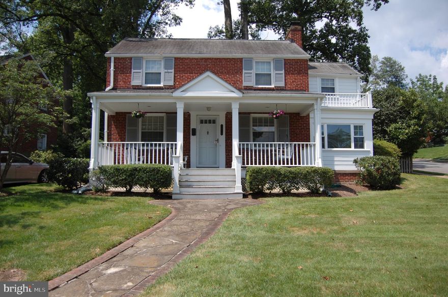 Beautiful brick colonial with fantastic curb appeal and great location!  3 bedrooms + full bath upstairs.  Large front yard and fully fenced rear yard with private patio.  Covered front porch.  Large sunroom addition/extension significantly expands the main level of this home - perfect for family room or main level home office.  Fully finished lower level with large rec room or den/office + full bathroom.  Parking for 3 cars off-street.  Hardwood floors throughout main level.  Carpets will be replaced prior to start of lease.  Home will be freshly painted prior to start of lease.  This is a great home in a great location.  Please contact listing agent for application instructions.