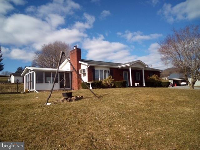 Nice 3 bedroom ranch, 1,568 sq ft plus sunroom, 1,008 sq. ft. finished basement which includes family room w/ bar, kitchenette, rec room and plenty of space for additional bathroom, wood burning fireplace, hot water heat, 2-car plus 1-car garages, utility shed or could be chicken coup, one mile from Hwy 322 for quick commute to State College, nice view, no showings till April 15 as owner completing upgrades, call listing agent to schedule.