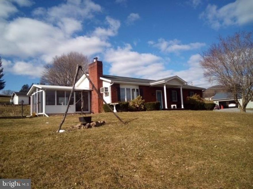 Nice 3 bedroom ranch, 1,568 sq ft plus sunroom, 1,008 sq. ft. finished basement which includes family room w/ bar, kitchenette, rec room and plenty of space for additional bathroom, wood burning fireplace, hot water heat, 2-car plus 1-car garages, utility shed or could be chicken coup, one mile from Hwy 322 for quick commute to State College, nice view, no showings till April 15 as owner completing upgrades, call listing agent to schedule.