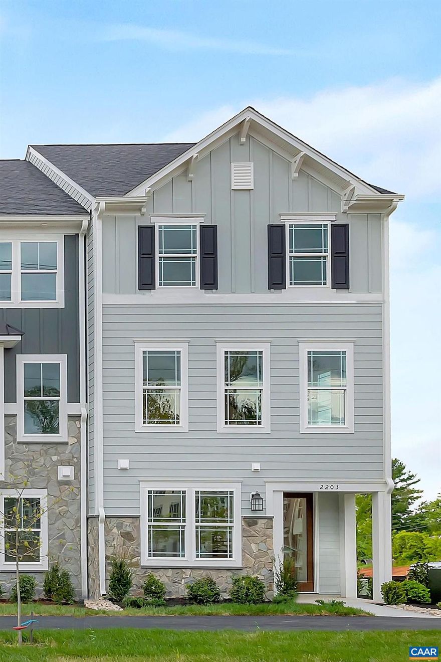Under construction for a fall move-in! The Poplar Townhome on lot 73 in Glenbrook, set among Blue Ridge Mountain views, parks and walking trails. This earth-friendly, farmhouse-style townhome will undoubtedly wow you! With fresh architecture featuring real stone, a generously-sized kitchen and walk-in pantry offering both ample storage + prep space, and an elevated rear deck perfect for sipping your morning coffee, you?ll be ready to call the Poplar in Glenbrook your new home. Thoughtful, quality included features throughout, including a 2-car attached garage, oak stairs, solid core doors, wood shelving, upgraded trim, energy efficient furnace... the list goes on! All photos are of model home of same floor plan.,Granite Counter,Maple Cabinets,Painted Cabinets,White Cabinets