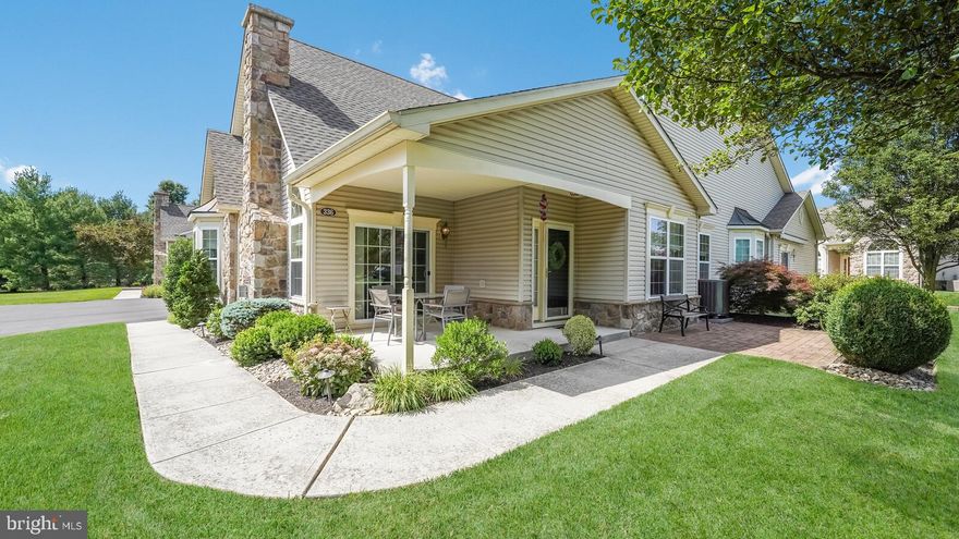 Welcome Home!  This well maintained 3 bedroom/3 bath Rosewell model home has been tastefully updated over the years.   Step inside to the foyer accented with hardwood floors that expanded into the living room, dining room and kitchen.  To your right is the study as you walk into the home you are greeted by an open floor plan which is ideal for entertaining and relaxing.  The lovely home offers a living room/dining room combo with vaulted ceilings and recessed lighting. The living room also has a gas fireplace for warm cozy winter evenings. The patio doors which lead to the rarely-found covered porch. Enjoy the large eat in kitchen with quartz, breakfast bar and newer appliances. The finished loft is the 3rd bedroom with its own bath and new neutral carpet. The master bedroom has a tray ceiling, bay window, walk-in closet and master bath with a soaking tub and shower.  The 24 x 20 two car garage features rear entry into your home.