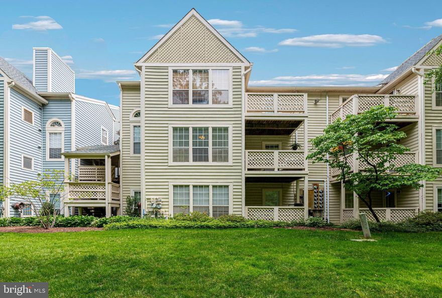 Showings available  Friday, Saturday and Sunday. Offer deadline is Monday by 5:00 pm.  This impeccably maintained Dorchester model offers a cozy outdoor living space with amazing views of the woods and creek.  Beyond a functional entryway space the home flows into a luminous, open- concept living room, dining, and sunroom area. The sunroom can be used for a casual seating area or home office. The gourmet kitchen was recently remodeled with new SS appliances, ceramic tile flooring, quartz counters, new kitchen sink & fixtures and a beautiful pantry cabinet that provides extra storage. The seller took extra care in remodeling this home with great attention to detail. New flooring throughout, new HVAC system (May 2021) and gas fireplace that's perfect for cool summer nights. Great location, close to the Mosaic District, Tysons, Rte 50, I-66, restaurants and more!.  Great location, amenities, assigned parking and guest parking!