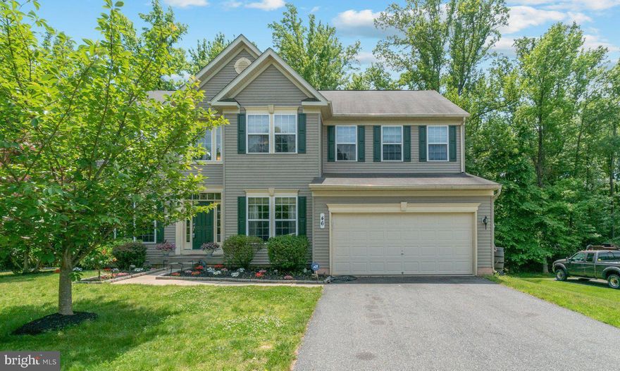 Custom built, beautifully maintained single family house , 4 bdr, 3.5 bath.   House has an open floor plan, lots of windows and natural light.  Enjoy the first floor office, large dining room and family room with a gas fire place!  Large eat-in kitchen with all stainless steel appliances, kitchen island and ample cabinet space.  Kitchen opens to a screen in rear porch and a lovely patio.  Enjoy the partially wooded lot for peace and privacy. Master suite  with a sitting area plus 3 additional bedrooms and 2 full bath upstairs along with the washer an dryer.  Head to the basement and enjoy a fully finished living area, bar and temperature controlled wine cellar.   There is water hook up for a potential washer and dryer in the basement along with a room and a full bath. House is sold As-Is.

Dual Zone, propane heat for main and lower level, heat pump for upstairs