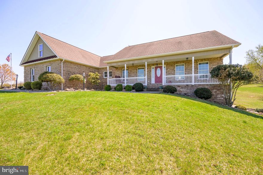 Custom Brick Rancher on 5.36 Acres – Immaculate & Move-In Ready

Welcome to this stunning custom-built brick rancher nestled on 5.36  acres beautifully landscaped , with community river access , where you can kayak, fish etc.  Horses are also welcome in this beautiful subdivision.. Surrounded by mature trees including maple, oak, tulip, weeping willow, evergreens, and flowering varieties, the property offers serene natural beauty complemented by rock gardens, concrete walkways, paver paths, and lush greenery throughout.  

Step inside to an immaculate open floor plan featuring gleaming hardwood and ceramic tile floors. The spacious kitchen boasts granite countertops, tile backsplash, crown molding above cabinets and ceiling, ceramic tile flooring, and a large walk-in pantry—perfect for home chefs and entertainers. The adjacent dining room includes elegant crown molding, picture frame detailing on the walls, and an atrium door that opens to a screened-in, covered sunroom overlooking a peaceful rock garden and a partially fenced backyard.

The living room features a cathedral ceiling, built-in bookcase, abundant natural light, and beautiful hardwood floors. A welcoming foyer leads to a versatile den or home office with French doors and crown molding. The split-bedroom design ensures privacy, with the primary suite offering cathedral ceilings, gleaming hardwood floors, a large walk-in closet, and a spa-like bath with dual granite vanities,  cherry cabinet, linen closet, soaking tub, and separate shower.

The second and third bedrooms share a well-appointed Jack and Jill bath with ceramic tile flooring, granite sink, glass shower doors, and a spacious linen closet. A large laundry room with ceramic tile and utility sink is conveniently located near a half bath with pedestal sink.

Additional features include:

Finished 2-car garage with EV charging capabilities, finished walls, loft access for extra storage

Front covered porch with concrete walkway and freshly sealed driveway

Partially finished basement with recreation room, den, storage areas,  1/2 bathwet sink, water softener, fiberglass water heater, radon system, and an additional garage space (no driveway access)

400-amp electric service with surge protection

Owned solar panels for energy efficiency

Ample storage throughout the home

This home combines timeless craftsmanship, modern amenities, and a picturesque setting—offering the perfect balance of comfort, elegance, and sustainability. A must-see!