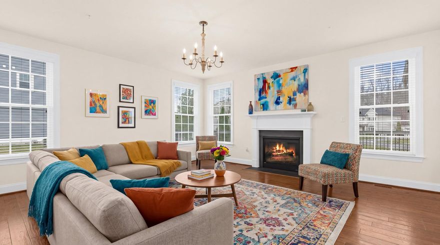 Welcome to Wilson’s Grove!

Where every home is lovingly cared for, community gatherings abound, and amenities are unmatched. Enjoy an outdoor pool, clubhouse with fitness center, tennis and basketball courts, playground and tot lot, as well as scenic walking paths—Wilson’s Grove offers a beautifully curated lifestyle for its residents.

Gorgeous corner-lot stunner! This 4-bedroom, 3.5-bath Colonial with nearly 5,000 sq ft provides a stunning retreat to call home. Flooded with natural light, the two-story foyer welcomes you past the main-level office and into the gourmet kitchen. Featuring crisp cabinetry, an extended granite island (10’9” x 3’9”), a sizable pantry, gas cooktop, and timeless backsplash, this space is as functional as it is beautiful.

Hardwood floors run throughout the open-concept main level, including the formal living and dining rooms, and the cozy family room complete with a gas fireplace. Love to entertain? This home flows effortlessly for hosting—both inside and out. The fully fenced backyard features a maintenance-free deck, perfect for afternoon BBQs, gatherings, and plenty of space for pets and play.

The upper level includes all four bedrooms, highlighted by the expansive primary suite. Enjoy separate vanities, a soaking tub, oversized shower, and dual walk-in closets. Three additional bedrooms, a full bath, and convenient upper-level laundry complete this floor.

Details matter! Crown molding, tray ceilings in the dining room and primary bedroom, a vaulted ceiling in the sunlit morning room, fresh paint, and picture frame molding—every element reflects quality and elevated design. Beyond aesthetics, the home is well maintained, including two new HVAC units installed in 2024.

The open lower-level flex space is ideal for a home gym, playroom, crafting area, or guest overflow—plus ample storage throughout.

Nestled in a wooded, secluded setting yet conveniently located, Wilson’s Grove offers quick access to major commuter routes to Washington, DC, Annapolis, Baltimore, and Ft. Meade. Schedule your showing today!