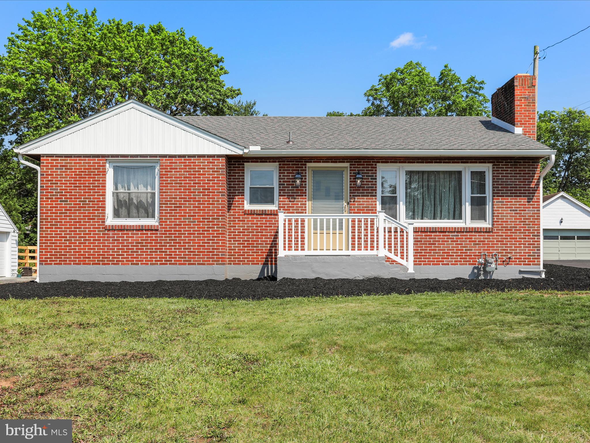 CUTE & QUAINT! GREAT LOCATION! Come check out this 3 bed, 1 bath home located on a quiet street close by to Greencastle-Antrim schools and several other amenities. Original hardwood floors in great condition throughout, as well as, new LVP in kitchen & bathroom. Appreciate the heated basement that’s been freshly painted/maintained for extra living space or an entertainment room. Freshly paved driveway with plenty of parking space and a large detached 2-car garage. Brand new roof replaced in May 2025! All new electrical throughout. Move-in ready & waiting for you to call HOME!