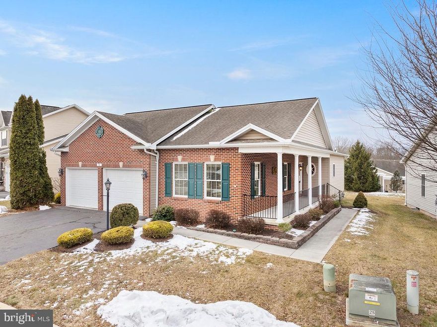 Highly sought-after home in Deatrick Village! This beautifully maintained rancher offers 3 bedrooms and 2 full baths with 1,636 sq. ft. of comfortable, one-level living. The open-concept kitchen and living area features 9-foot ceilings, creating a bright and spacious feel throughout. Enjoy the convenience of main floor laundry and a thoughtfully designed layout.

The full unfinished basement provides endless potential for additional living space, storage, or customization. Outside, relax on the deck or unwind on the covered side porch. A 2-car garage adds extra convenience and functionality.

Ideally located just minutes from downtown historic Gettysburg, offering easy access to shopping, dining, and local attractions.