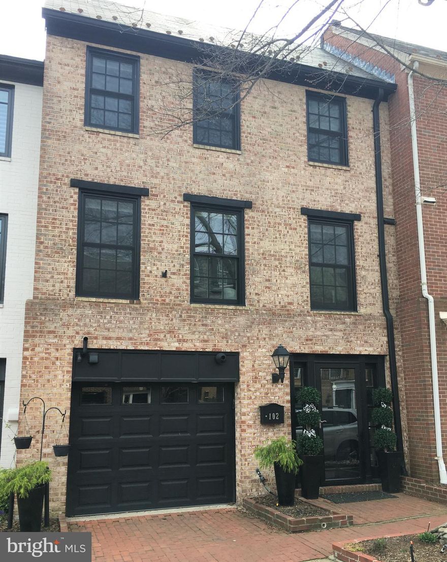 For comp purposes only.  Beautifully renovated 4 level townhouse with park and river views.