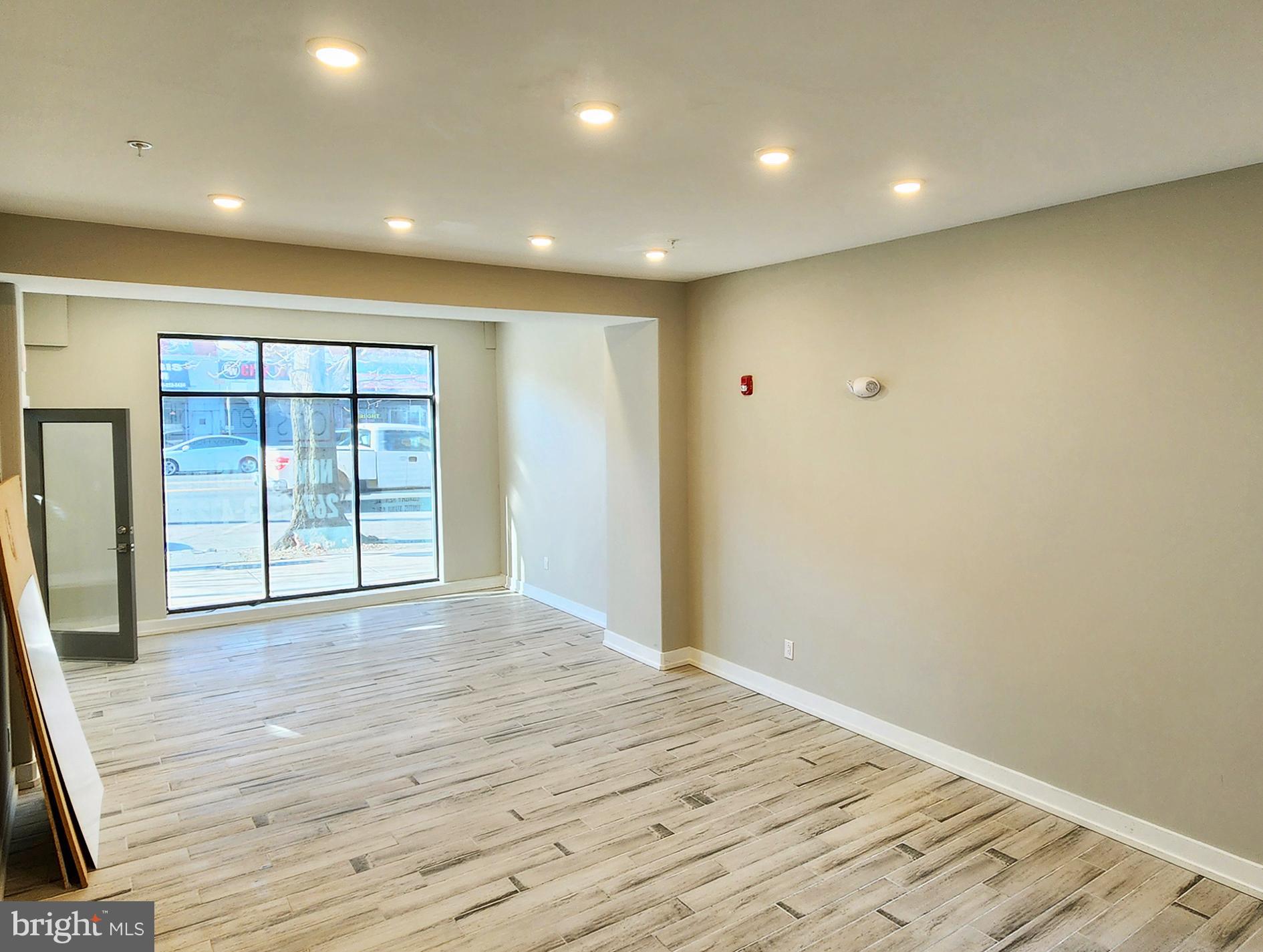 Check this out! This brand new, 500 square foot commercial space is available at a new apartment building just north of the Temple University Campus. This great little commercial space is ready for your business! This sprinklered, ADA accessible space is along a high-traffic corridor, just steps away from a subway and bus stop. It has CMX-2.5 zoning, allowing for a huge variety of commercial uses! Triple Net Lease. Landlord is willing to participate in some modifications/fit out.