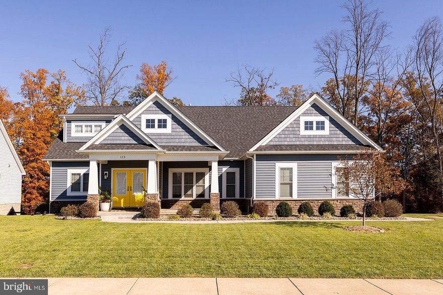 Striking, quality-built Craftsman style custom home located on the east side of Winchester! Built in 2018 and gently lived in, there's still the look and feel of a brand new home. There is no reason to wait for a home to be built, this is better than new! Upon arriving you will instantly notice the character and allure of this home amidst its manicured lawn and luscious landscaping. Entering the main level the first thing you'll notice are the stunning, sand-in-place, authentic hardwood floors! Continuing on the main level there's the primary bedroom with a gorgeous en suite bathroom and separate walk-in closets. The beaming gourmet kitchen does not disappoint! The distinctive Kemper cabinets are a stand-out and match beautifully with the elegant and stylish quartz countertops! Adding to the impressive kitchen are Premium KitchenAid Stainless Steel Appliances including a convection oven! There are three bedrooms upstairs and a 5th in the finished, level, walk-out basement. Continuing outside is a private rear fenced in yard backing to mature hardwood trees. There is a large covered deck, extensive hardscaping and a wonderful patio with a built-in firepit. The side load 3-car garage offers plenty of space for parking. There are so many quality features such as a full lawn sprinkler system, concrete driveway, Benjamin Moore AURA interior paint, butlers pantry with wet bar, beautiful mouldings, durable closet and pantry shelving, built-in speakers, attic storage, all quartz bathroom countertops and so much more! You must see this home to appreciate the old-fashioned craftsmanship of a long ago era. NOTE, THIS IS NOT PART OF THE RICHMOND AMERICAN DEVELOPEMENT.