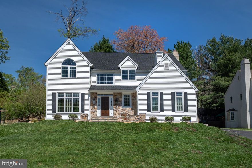 Welcome to 5005 Brittany Lane, a beautifully appointed 4 Bedroom, 2 full Bath, 1 half Bath residence nestled in the highly desirable Brittany community of Bryn Mawr. This elegant 3,400 square foot home offers a seamless blend of refined design, thoughtful updates, and exceptional livability, inside and out. The current owners added over $140,000 in updates and improvements over the past 2 years including a NEW architectural shingle roof & skylights, NEW concrete bluestone slate walkway & front steps with professional landscaping, NEW front door with sidelights, NEW interior & exterior antique brass hardware, NEW lighting fixtures, a freshly painted 1st floor and much more. Additionally, in 2023 a complete exterior renovation with complete stucco removal and installation of new siding transformed the home enhancing both curb appeal and structural integrity. Upon entering, you are greeted by a grand two-story Foyer and hardwood turned staircase that sets the tone for the home's gracious interior. To the left, an inviting Living and Dining Room combination is ideal for both formal entertaining and everyday gatherings. To the right, a generous coat closet, Powder Room and Laundry Room sit adjacent to the attached two-car Garage, outfitted with a premium Garage Tek system for optimal storage and organization. The heart of the home is the sunlit Kitchen & Breakfast Room, featuring crisp white cabinetry, sparkling quartzite countertops, stainless appliances, white tiled backsplash, a built-in workstation area, and ample space for casual dining. Open sightlines connect to the expansive Family Room, anchored by a handsome stone surround fireplace, recently converted to gas, creating a warm and welcoming atmosphere. Adjacent to the Family Room sits a bright Bonus Room, flooded with natural light, offering endless versatility as a Playroom, Home Office, or Media Room. Step outside from either the kitchen triple atrium door or Bonus Room to enjoy the private patio and fully fenced rear yard, perfect for al fresco dining and outdoor living. Upstairs, the luxurious Primary Suite is a true retreat, boasting vaulted ceilings, a cozy Sitting Area with gas Fireplace, and a custom walk-in closet that is both spacious and impeccably designed. The spa-like Primary Bath features dual vanities, a separate water closet, jetted soaking tub, and an oversized glass-enclosed shower with rain head and built-in bench. Three additional well-sized Bedrooms - one with a Palladian window and vaulted barrel ceiling updated with shiplap millwork – plus a full Hall Bath with double sinks and tub/shower complete the Upper Level. The expansive unfinished Lower Level, with its high ceilings, offers excellent potential for customization and provides plenty of storage for the home. Additional highlights include a new ADT security system with cameras, landscape lighting, and a whole-house generator for uninterrupted power. Ideally located close to the premiere shops and dining of the Main Line, top-rated schools, hospitals, major commuter routes, public transportation, Center City, King of Prussia, and Philadelphia International Airport. This turnkey residence is ready to welcome its next discerning owner—move in and begin enjoying a lifestyle of comfort, convenience, and timeless elegance.