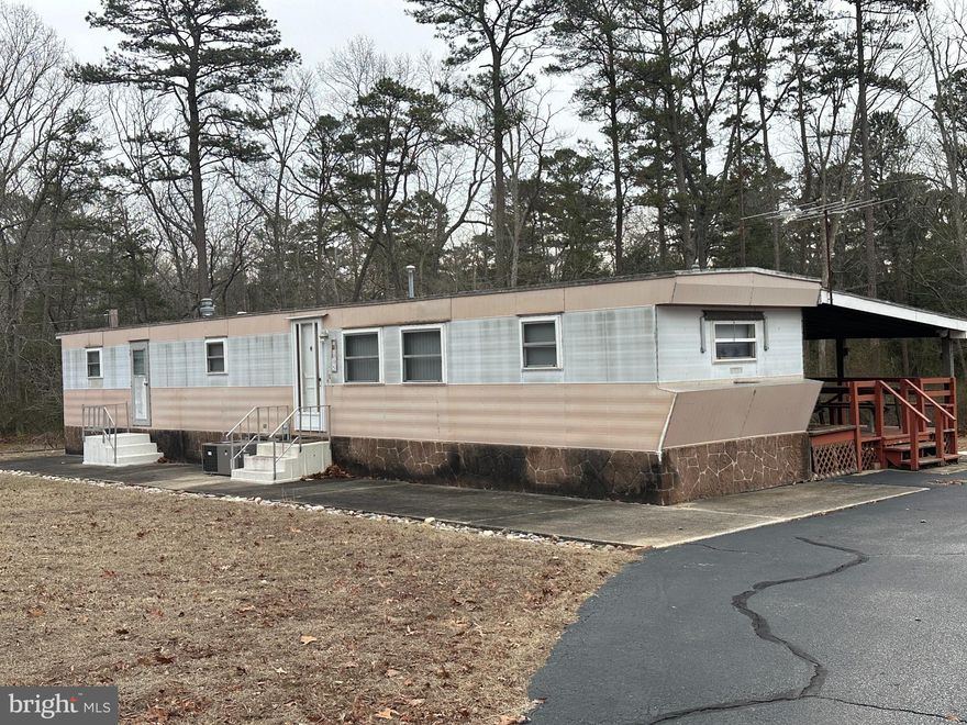 Charming Manufactured Home on 1.45 Acres
This well-maintained manufactured home features beautiful hardwood and ceramic tile flooring throughout. It offers two bedrooms and one bathroom, with an attached storage area for added convenience. Enjoy the outdoors on the covered deck/porch.
Situated on a spacious 1.45-acre lot (including an adjacent lot), this property provides plenty of room for outdoor activities. A detached shed offers additional storage space.

Important Notes:
This home was built before 1976 and is not eligible for FHA, VA, or conventional financing.
The seller is willing to contribute toward septic system repairs or replacement if needed.
Buyers are responsible for all required inspections, including well water testing, septic inspection or waiver, and a Certificate of Occupancy inspection by the township.
Don't miss this great opportunity!