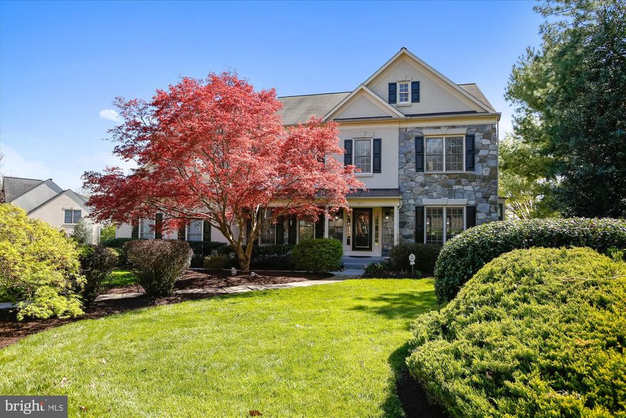 LOCATION! LOCATION!  Bright and Beautiful colonial, former model  home that has been meticulously maintained. Offering 3 fully finished levels with a total of 5,600 sqft.. A two story foyer welcomes you to The main level features an open kitchen/ breakfast area and sun room that overlooks the expansive Family Room with an impressive stone fireplace and a the wall of windows that gives the room an absolutely grand feel,    offering an abundance of light and view  to the deck and yard. Next to it is a private office with White built-ins and a large window.  Most of the main level, has Hardwood floors. The Upper level has 4 Brs, with an oversized Primary Suite and his own fireplace, coffered ceiling and very large walk-in closet. Spacious en suite bathroom with separate walk-in shower, tub and double sink. The lower level has a nice fireplace, and a very open space for different activities. And a 5th sunny bedroom with a full bathroom and a finished storage room. With almost a 1/3 of land, you can walk-out straight to your tranquil and beautiful backyard. Or enjoy the beautiful afternoon from the upper deck. There is a 3 zone HVAC. New Roof (11/2023), Heat Pump Main unit (4/2025) Bathrooms fixture (4/2025)