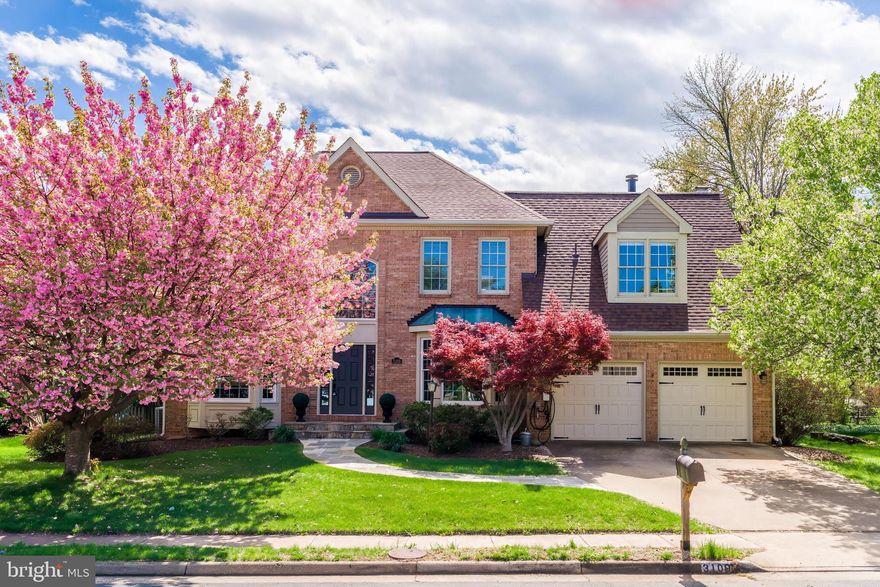 Welcome to 3109 Kinross Circle in the sought after Chantilly Highlands community in Oak Hill, where timeless curb appeal meets modern updates. This stunning brick-front colonial with bay windows offers exceptional upgrades throughout. The flagstone front porch greets you with timeless charm from the moment you arrive.  Inside, a dramatic two-story foyer welcomes you, complemented by solid oak, finished-in-place hardwood floors that extend throughout the main level and staircase. The formal living and dining rooms are both elegant and welcoming—perfectly suited for entertaining and everyday gatherings. At the heart of the home, the beautifully renovated kitchen is truly a standout. Featuring a gas cooktop, abundant cabinetry, granite countertops, a stylish backsplash, butlers pantry and both an island and peninsula with seating, it is designed with both function and style in mind. A light-filled bump-out offers stunning views of the private backyard, creating the perfect setting for morning coffee or casual dining. This kitchen is truly a dream for both chefs and entertainers alike.  Just off the kitchen, the cozy family room features a fireplace, soaring cathedral ceilings, and an abundance of natural light—an ideal space to relax and unwind. The main level also includes a private office with built-ins and a bay window, offering a peaceful and inspiring work-from-home environment.  Upstairs, bamboo hardwood floors lead you to the expansive primary suite—a true private retreat. The spacious bedroom is complemented by an enormous walk-in closet and a stunning built-in vanity with quartz countertops as well as a fully renovated ensuite bathroom like no other featuring a soaking tub with fireplace, dual vanities, and walk-in shower with frameless glass shower door. This thoughtfully designed space offers both luxury and comfort you are sure to enjoy. The upper level is completed by three additional generously sized bedrooms, each filled with natural light and ample closet space, along with a fully renovated hall bath featuring dual vanities and neutral finishes—perfect for family and guests alike. The lower level continues to impress with an expansive recreation room  including media area ideal for game days and movie nights, plus a versatile secondary space perfect for a music studio, game table or playroom. Additional highlights include a wet bar, full bath, and conditioned wine storage—thoughtful features that truly elevate the space. Step outside to your own private oasis. The backyard offers a screened-in porch, flagstone patio with built-in grill, and a flagstone fire pit area—perfect for entertaining or simply enjoying quiet evenings at home. Surrounded by professional landscaping and fully fenced, this outdoor space is as functional as it is beautiful. This exceptional home truly checks all the boxes and offers a rare opportunity for a move-in ready lifestyle in a sought-after location with highly rated schools. Residents of Chantilly Highlands enjoy a wealth of amenities including a pool with diving board and lap lanes, a competitive summer swim team, a park, tennis courts, and walking trails nearby. Easy access to Silver Line Metro, Dulles Toll Road, Route 28 and Fairfax County Parkway commuter routes and shopping and dining within walking distance. You won't want to miss your opportunity to see this home!!  Roof 2025, skylights 2020, stone patio, grill and fire pit 2019, flagstone porch and walkway 2019, basement carpet 2026, H2O heater 2017, front main level windows and palladium window 2025.