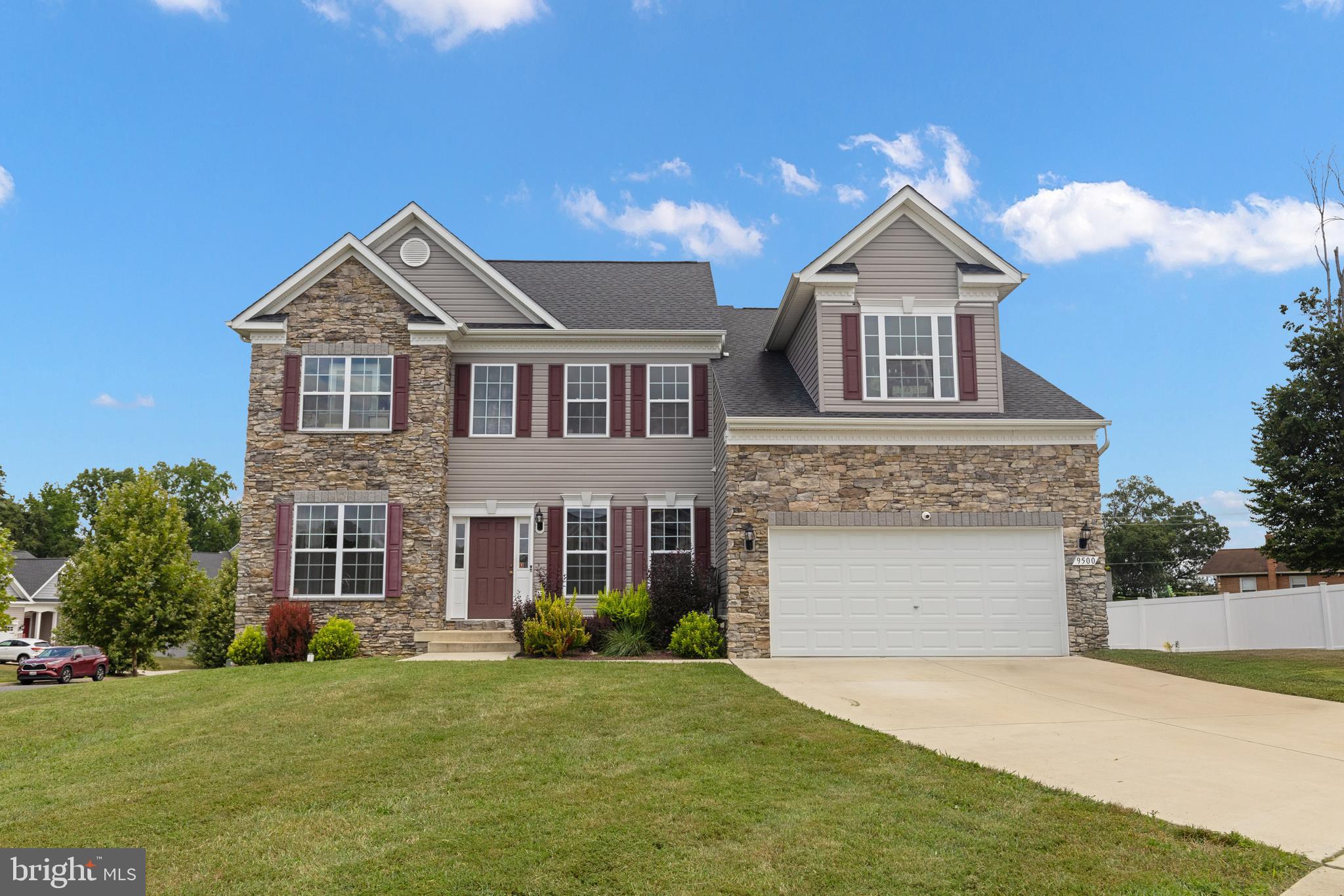 This exceptional home, where every detail is crafted for both style and comfort. The open foyer makes a striking first impression, leading to formal living and dining room that are perfect for entertaining, it also has a nice size office. The spacious family room is bathed in natural light, featuring a fireplace that anchors the space with warmth and character. At the heart of the home, the large eat in kitchen boasts designer granite countertops, stainless steel appliances, and a generous dining area—perfect for both daily living and special gatherings. The fully finished basement has a wet bar, bedroom and a full bath and loaded media room! Upstairs, the luxurious owner’s suite offers a tranquil retreat with a walk in closets, a spa-inspired bath. With upscale finishes, and a thoughtful layout, this home is truly a great find. Don’t miss the opportunity to make it yours! Seller proudly supports Veterans who understands the VA loan process! All other loans welcome as well. Seller is flexible with closing timeline “including PCS Schedules”