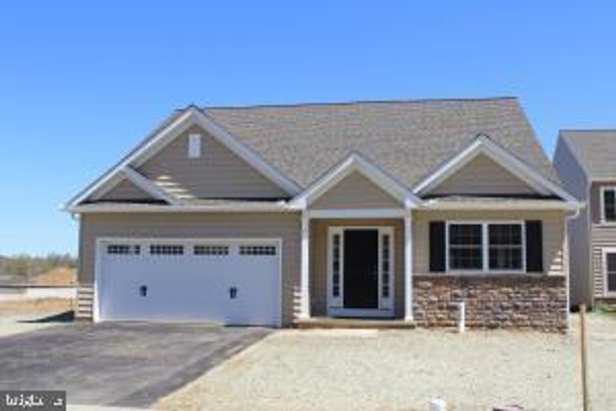 Courtney II Spec home UNDER CONSTRUCTION. This home features 3 bedrooms, fireplace, cathedral ceiling over great room and granite kitchen countertops, tiled shower in master bath=loads of upgrades. Wide open ranch floor plan-one story living at it's best!