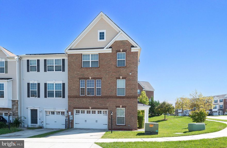 Welcome to modern end unit 3-lvl  spacious home boasting a beautiful, bright and open floor plan.  The newly painted layout includes 4 bedrooms and 3.5 bathrooms, providing ample space for comfortable living.  New carpet throughout (2023) . The entry level includes a bedroom/rec room w/ SGD to backyard, full bath and gas FP. The upper level leads to the living room/dining room's  contemporary living space w/ 9ft ceilings, gleaming HWD flooring, powder room and  kitchen. Love entertaining w/ family & friends? The kitchen welcomes the cooking enthusist. Loads of counter space, breakfast bar and table space featuring    updated  GE black appliances , refrigerator (2023), built-in microwave (2023), dishwasher (2023), and stove.  Ready for bed? The top level has a primary suite w/ ceiling fan, walk-in closet  & private bath including a soaking tub, separate shower and dual vanities.  There are 2 additional spacious bedrooms and 1 full bath. Talk about convenience? The laundry room is located on the bedroom level to complete this contempary design.  The cherry on top is the front load 2-car garage. Home has solar panels to help the environment and your pockets!  Looking for that extra convenience? This community is located close to Woodmore Towne Centre, a very short distance to Addison Road Metro station, shopping, I-495, I- 95. Commuting to DC and VA is ideal! Dont' miss this one. It's a must see!