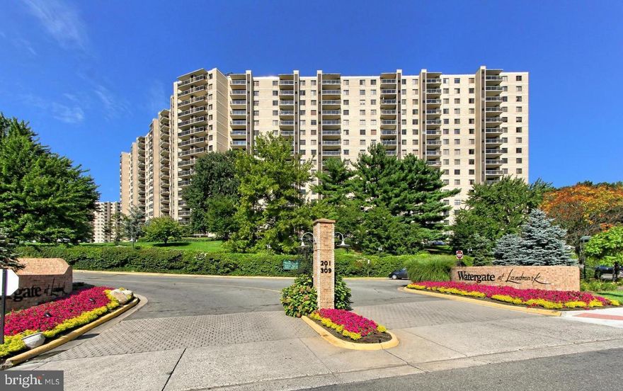 ALL UTILITIES INCLUDED! Commuter's dream! This location can't be beat! Just minutes to I-395, Old town Alexandria, Pentagon, Reagan National Airport, Amazon Headquarters and many shops and restaurants. Watergate at Landmark has it ALL!  The Metro Bus is just steps away. This spacious one bedroom, one bath condo in the heart of Alexandria with resort-like amenities. The kitchen has granite countertops, stainless steel appliances, and washer/dryer in unit. The bedroom has an amazing large walk-in closet. The complex has 24 hour gated security.  Enjoy the indoor and outdoor swimming pools, exercise room, party room, tennis courts and more! Your new home awaits. 

Immediate occupancy. 
One pet allowed on a case-by-case basis with pet deposit. 
Must have excellent credit.