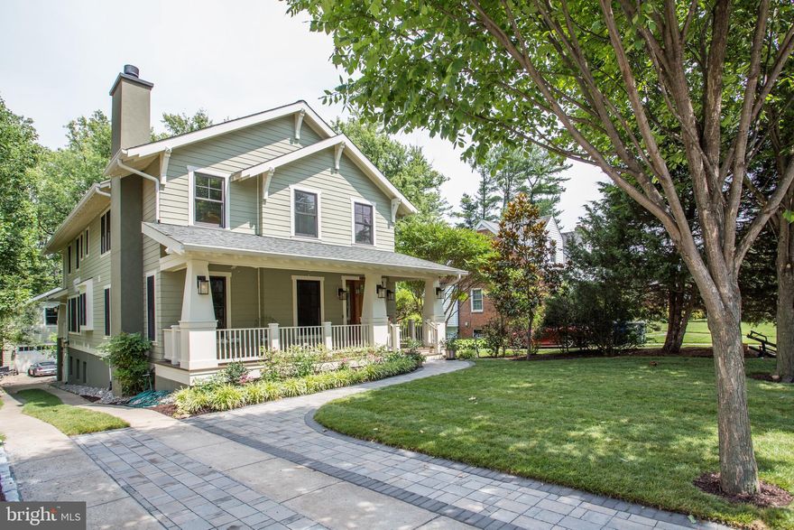 BACKUP OFFERS ENCOURAGED** Custom designed in 2012 with impressive details not found in ordinary homes: tongue in groove hickory floors on two levels, authentic wood trim, stone fireplace, wrap around porches on the main and upper level; dumb waiter from lower to main level; cook and baker's  kitchen with gas cooktop, double ovens, double dishwashers, custom cabinetry and deep countertops, large rooms and high ceilings designed to a human scale, well placed large windows with views of greenery;   two car detached garage with more space for bike, garden, sports, and camping equipment storage; office above the garage with vaulted ceiling and tall windows; the 11,400 sq.ft. lot is well landscaped with perennials and mature trees and shrubbery. **A hearty walk to the East Falls Church Metro, and near Westover Village, Lee-Harrison Center, Tuckahoe Park and Playground, bike path, and shops and restaurants along Lee Highway.  The home is zoned for Tuckahoe, Swanson, and Yorktown schools.**
**Delight your clients with a wonderful home in pristine move in condition.**