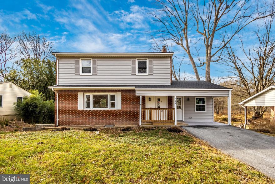 Look no further!!! Fully renovated colonial ideally sited on coveted cul-de-sac location with views of babbling brook on dedicated land. This home has 6 bedrooms, 3 full baths. There are Luxury Vinyl flooring throughout the main level. Kitchen is larger than expected and has lots of solid wood cabinetry, boasts Premium Calacatta Quartz countertops, lots of storage too. The lower level is fully finished. Several upgrades – Several recessed lights, NEW Stainless Steel Appliances, NEW Roof, NEW Deck, Covered Porch and Priovacy in the Backyard, NEW HVAC, NEW Washer/Dryer, NEW Flooring throughout the house, NEW Luxury Bathrooms with new Vanities, Freshly painted and much more. The location is phenomenal and convenient; there is easy access to 95, 32, 295, and Fort Meade. This gorgeous home will not last long!