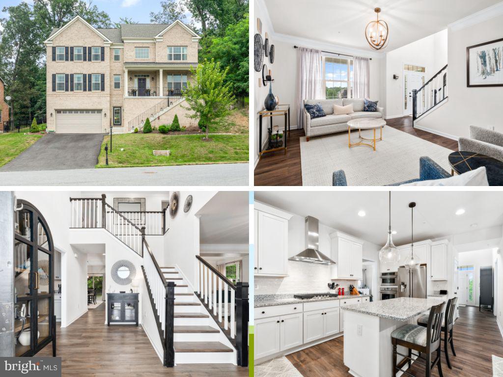 Welcome to an exceptional, like-new custom home in the coveted Aspen neighborhood at Lake Linganore — a 2022-built residence that feels even more refined thanks to thoughtful custom finishes and high-end upgrades. This stunning four-bedroom, four-full-bath-plus-one-half-bath home spans three luxurious levels and welcomes you with a grand foyer and a show-stopping staircase that immediately sets a dramatic, elegant tone. The main level flows effortlessly from a formal living room featuring double crown molding and bespoke lighting to a formal dining area designed for memorable family events, a cozy sitting room that’s perfect for a private library or quiet moments. Entertaining is effortless in the gourmet kitchen, equipped with premium upgrades, a generous breakfast area to enjoy alfresco meals and breakfast, which leads to the family room with its cozy fireplace. Step outside to an expansive deck ideal for indoor-outdoor living. Upstairs, the primary suite is a serene retreat including two large walk-in closets; and a spa-like en-suite bathroom, double vanities and a large tiled walk-in shower. Two additional bedrooms share a convenient Jack-and-Jill bath while a fourth bedroom enjoys its own private full bath — perfect for family or guests. The lower level is built for fun and function with a large recreation room tailor-made for movie nights or game days, and full bath for convenience, plus easy access to the garage and abundant storage. The mud room is a sheer delight with plenty of built in spaces to store items at the end of the day! Outside, the property is designed for entertaining and privacy with retaining walls, a large deck for gatherings, and a tasteful wrought-iron fence that frames the yard. This meticulously finished home blends timeless craftsmanship with modern comforts — an ideal retreat for both everyday life and special occasions; schedule your private tour today. All of this within a short walk to many trails and the lakes - all part of the amenity rich Lake Linganore community. Enjoy sandy beaches, tot lots, hiking, swimming in the several pools, Summer Concert series and tennis, pickleball to name but a few! A short distance from commuter routes; yet a lifetime away from the hustle and bustle of busy life! Minutes to the historic towns of New Market and Frederick with their award winning restaurants and specialized shops! Truly a magnificent property in a perfect location!