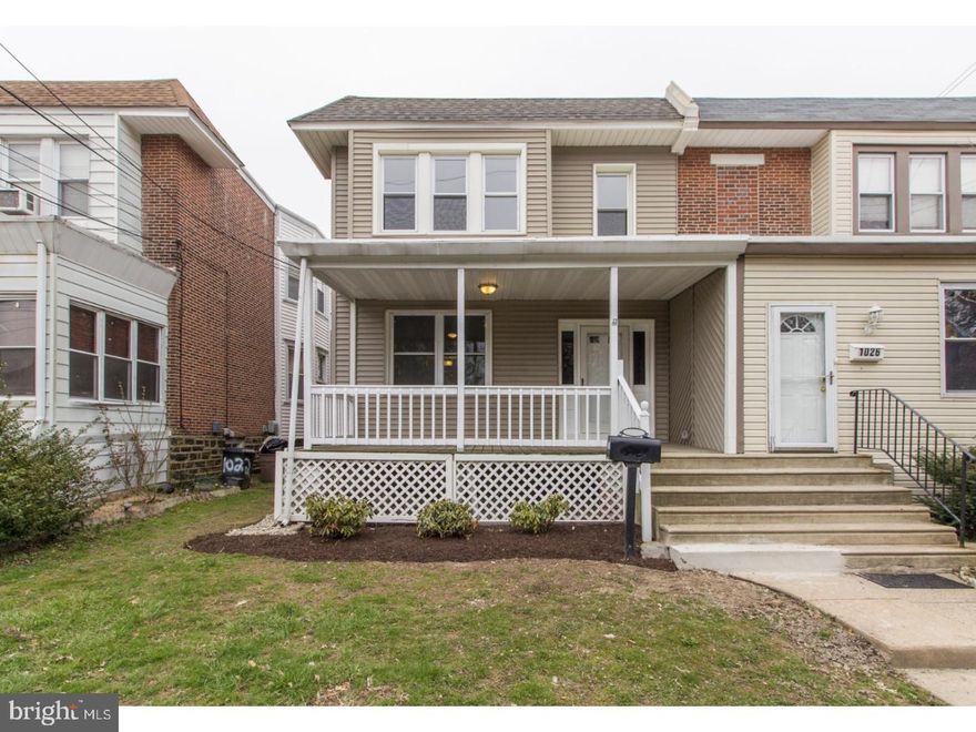 Completely renovated top to bottom and ready for a new owner to enjoy. Conveniently located near shopping, entertainment, public transportation, everything. Enjoy the spring weather on the large front porch.  Enter into the generously sized living room with brand new wall to wall carpeting,  ceiling fan and tons of natural light. A brand new half bath has also been added for convenience. The dining room is large enough to host dinner parties and holidays with family. The original character has been restored including a stained glass window featured prominently in the center of the dinner room wall. The chefs kitchen is one of the highlights of this amazing home and features brand new white shaker cabinets, granite counter tops, stainless steel appliances, a 5 burner gas range, pantry and decorative ceiling.  Enjoy the 4 season enclosed porch at the back of the house, or open it up to the large deck and host your large summer barbecues. The mostly fenced yard has plenty of space to run and play in and the driveway can easily fit 2 cars. The upstairs boosts 3 large bedrooms all with brand new carpeting and a completed redone full bathroom.  All major systems done - Roof, heater, plumbing drains to PVC and water supply lines, electrical, flooring, windows, appliances, cabinets and fixtures. With no projects to complete, just move in and enjoy. Owner is a licensed agent.