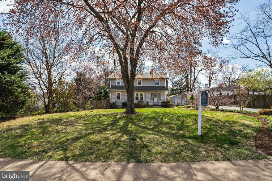 TREMONT GARDENS  
This is a wonderful opportunity to live in the heart of Falls Church and in one of the most sought-after neighborhoods and locations!  This classic colonial is beautifully sited on .31 acre that is surrounded by mature trees, manicured gardens and features a level front and back yard!  
So light and bright this 4 bedroom 2 full bath home has been classically renovated throughout the years offering stunning hardwoods on both levels, built in bookcases, an expansive low maintenance deck, a fully fenced backyard,  a detached garage with additional storage space and is ready for you to  “Make It Your Own”!!!  Ideally located  and only minutes to public transportation, metro rail, main transportation routes, airports, sporting fields, parks, fine dining, shopping, downtown Falls Church, Mosaic District, Tysons Corner, Arlington and  DC!!!
You do not want to miss out on this one that boasts so much charm!!