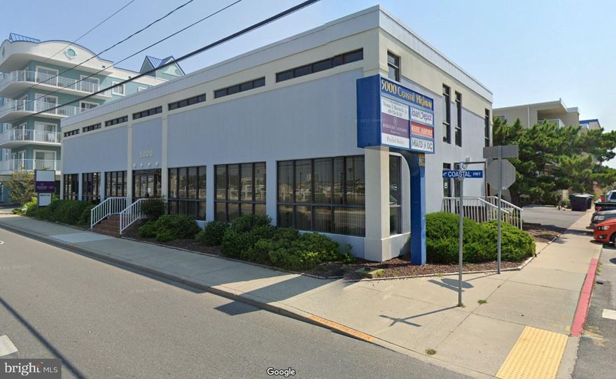 This two-story office building is centrally located on the corner of Coastal Highway and 50th Street in Ocean City, MD with great highway frontage and visibility.
There are two Suites available on the second floor: Suite 4 is 940 SF and Suite 6 is 1,367 SF.
Suite 4 - $1,955/Month
Suite 6 - $2,843/Month