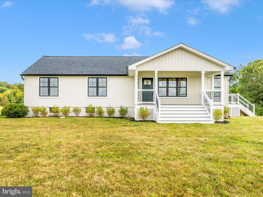 Completely renovated home with the potential for three additional building lots!!  This home has been completely renovated from top top bottom with quality craftsmanship. List of updates and improvements include: Brand New Covered Front Porch with deck and stairs + Resurfaced back/ side deck and stairs + All new Andersen windows + All new entry doors + New insulation in the entire house, ceiling, attic + Fireproofing between all floors (including attic) + New Drywall, Trim, and Paint in the entire house + Redesigned the Living Room / Kitchen area to include a Cathedral Ceiling with cedar beams + All new electric including wiring, new panel, etc. + All new plumbing including all pipes, systems, etc. + Brand new Water Heater, Pressure Tank, etc. + Brand new Kitchen Appliances + 2 additional full-bathrooms added + Fully remodeled third bathroom + Brand new kitchen cabinets and countertops + Brand new electrical fixtures in the entire house + Waterproofing on foundation + Drain added at back door + All new gutters + Brand new roof with lifetime warranty + Brand new siding + New cedar accent beams + All new LVP flooring in the main living areas + All new tile in the  bathrooms + All new HVAC + Septic system updated. Preliminary Percolation testing has been completed. Potential Subdivision sketch on file completed by RF Gauss & Associates. Purchaser to verify with Frederick County Planning Comm regarding subdivision rights.