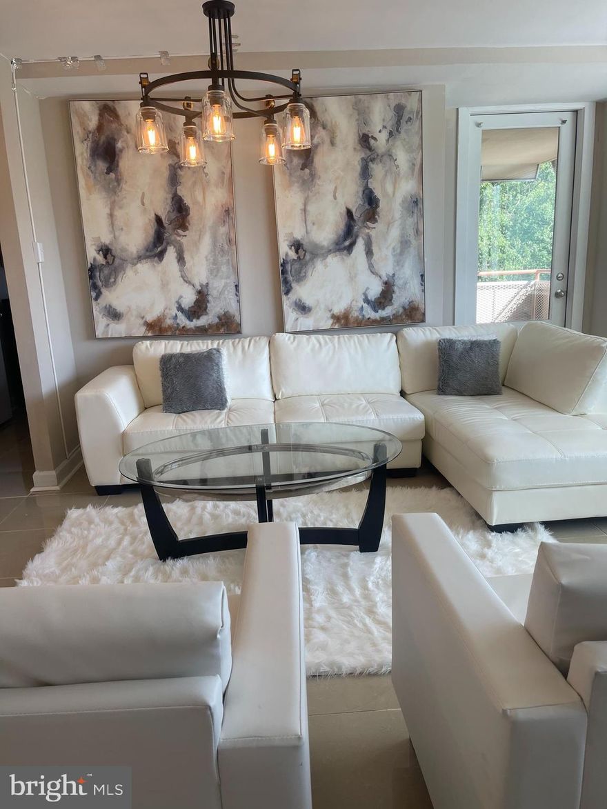 Updated large 2 bed 2 bath 2 parking space unit comes with its own private balcony which is rare,  most of 2 bedrooms here at RP have only 1 bathroom but this one has 2. It has west and south  exposure.  Also it has a full open floor kitchen, fresh paint everywhere and new appliances in August 2024, nice sunsets and views, very bright with large windows and lots of natural light. All utilities included (heat, gas, electricity, AC, water, sewer) in a low COOP fee (less bills to pay) and plenty of closet space. Convenient and luxurious location, walking distance to the Rosslyn Metro station (Blue, Orange, Silver lines), 10 mints to DC, downtown, pentagon and Fort Meyer. Short walking distance to restaurants, shopping center, scenic trails, Georgetown and universities. Amazing amenities include concierge service, front desk, gated security with security patrol, controlled building entrance, elevators, state of the art fitness center with steam room, sauna, free yoga classes, party and billiard room, large resort style pool with hot tub, picnic areas with bar-b-que grills and play ground, River Place park, on site hair salon and mini market, international coffee shop is coming soon. Easy access to National Landing, Amazon HQ, I-66, I-395, I-495, I-95, Rt50 and Airports. Tenant occupied. This apartment is perfect for owner occupant or rental investment. This is a super investment opportunity, it is currently rented furnished for $3,000 per month with a tenant already in place until  January  2025, tenant may stay longer if possible. Great return, great cash-on-cash ROI.