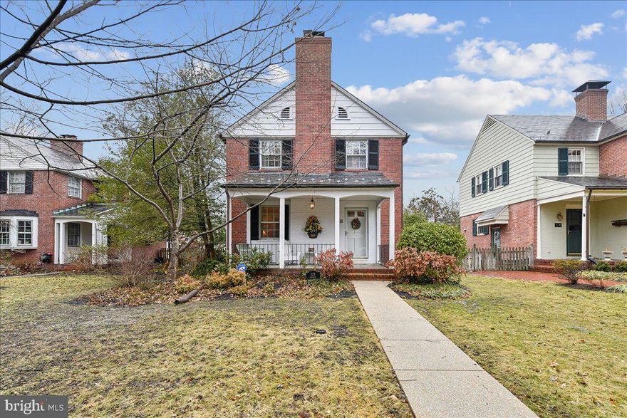 Looking for a little project on a solidly built home?  This one is ready for your finishing touches!  Tucked away in Baltimore’s coveted Homeland neighborhood, this enchanting three-bedroom brick Colonial offers the perfect "storybook" retreat. The inviting front porch leads into a main level  featuring gleaming wood floors and a spacious living room centered around a traditional mantle and cozy gas fireplace. The flow continues into a separate dining room where a beautiful door opens directly to the back patio, while the  kitchen provides thoughtful storage for the modern home chef.

Upstairs, three bright bedrooms and a full bathroom offer a private sanctuary. The living space extends to a finished basement, complete with built-ins, alongside a dedicated utility and laundry room. Outside, the level, fenced-in backyard serves as a private setting for gardening or play, making this charming residence a rare find.