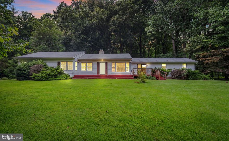 Back on the market due to financial issues with the previous buyer!  This large 2,000-plus square foot rancher nestled on more than three acres of lush green land and adorned with beautiful trees. No HOA! As you approach the property, a picturesque circular driveway with ample parking.  Great well and septic! 
Inside, you'll be delighted by the spaciousness of the large-sized bedrooms, providing ample comfort and relaxation. You will also find a cozy stone fireplace adding to the warmth and charm. The rancher also features inviting decks that offer perfect spots for enjoying the serene views and hosting any size gathering.
For those who love to swim and unwind, a refreshing pool awaits in the backyard, offering a perfect escape during warm summer days. - Although the pool has not been open for years the liner was added before the last closing.
Create cherished memories and experiences with your new space. Host gatherings, enjoy lazy days by the pool, and revel in the joy of making this house truly yours. Close to I 95, Route 40, and the MARC train. Also close to Baltimore and Philadelphia!