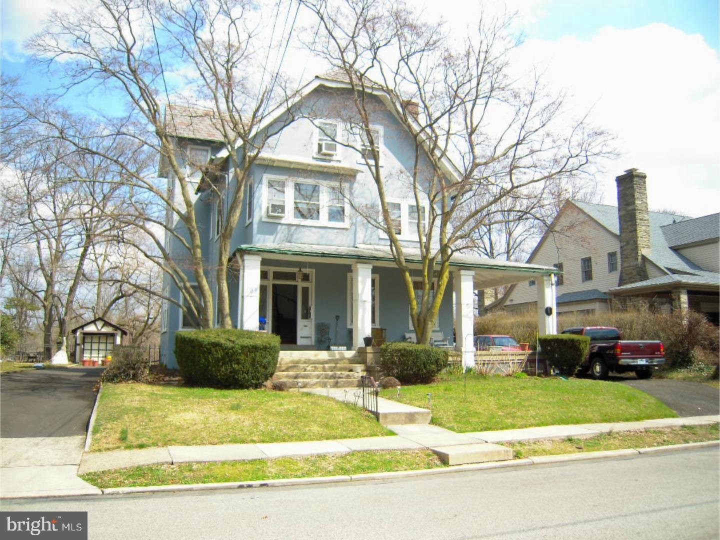 Walking distance to rail lines, library, park and walking trails, coffee shop. Great neighborhood, beautiful street. Excellent street parking. This 2nd-floor walk-up is very spacious with both a living room, dining room and 2 bedrooms. Access the great outdoors by way of a very large and private backyard, a front porch at ground level, and an apartment-level, private rear deck. This unit also has its own private (side) entrance to the 2nd floor. Very few units like this are available in Elkins Park. Rented very speedily in the past. So please get in touch promptly, if interested. Apartment is NOT occupied - but 1 hour notice would be appreciated. Criminal background check (for each tenant) is first step. All applicants must have a documented ability to pay monthly rent. First month's rent, last month's rent + 1 month's security deposit will be required for move-in. Apartment is recently "polished" for immediate occupancy. Please contact showing time for further info at 1-800-746-9464.PLEASE NOTE: THERE ARE NO PETS PERMITTED IN THIS BUILDING. THANK YOU.ALSO***** PLEASE NOTE: ONLY the 2nd FLOOR APARTMENT (1350 Square FT) is available at this time.