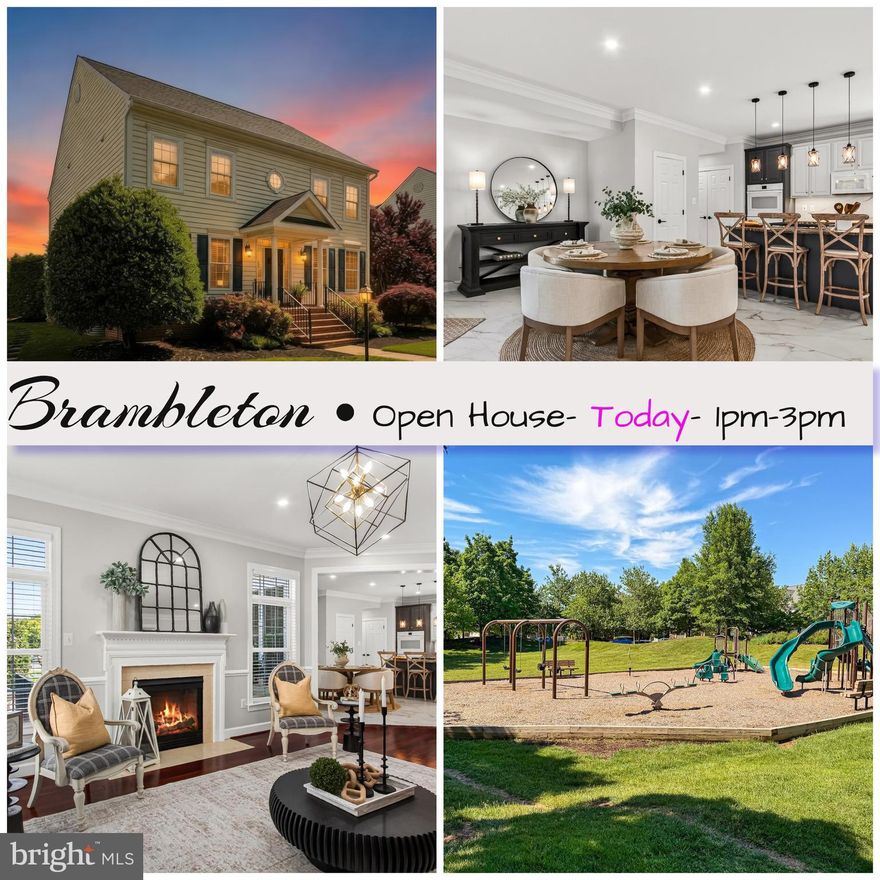OPEN HOUSE- Sunday 1pm-3pm ** PLEASE PARK on GEMINI CT -> FOLLOW THE SIGNS 🪧
<P>
😍Wrapped in sunshine and framed with crisp white trim, this home stands proud, stands tall, and captivates from the very first moment. The approach alone feels like a warm embrace — manicured landscaping, blooming crepe myrtles, a magnificent magnolia bursting with flowers, and a row of evergreens offering natural privacy. It’s a backyard secret garden that welcomes you home before you even step inside.
<p>
The outdoor living spaces are just as enchanting. A beautifully crafted stone patio, complete with a seating wall and fire pit, creates a polished, inviting setting perfect for intimate evenings or lively gatherings. Pride of ownership radiates from every corner.
<p>
Step inside and the interior continues the story of thoughtful upgrades and effortless elegance. With 4 bedrooms, 2 dens, and 3.5 bathrooms, this home offers both generous space and flexible living. Rich Brazilian hardwood flooring flows through the main level, complemented by newer porcelain tile in the refreshed gourmet kitchen. Upstairs, brand‑new plush carpet adds comfort underfoot and extends into both lower‑level dens for a fresh, move‑in‑ready feel throughout.✔️
<p>
The fully finished lower level expands your possibilities — featuring flexible living spaces, an oversized kitchenette with tile flooring, and a walk‑up to the stone patio. Whether you envision a guest suite, recreation zone, or work‑from‑home haven, this level adapts beautifully to your needs.
<p>
Living in Brambleton offers a lifestyle that’s as vibrant as it is convenient. Step out your back door and enjoy Woolsey Park, or stroll down the street to Legacy Park or one of the various pocket parks dotted through-out Brambleton. Miles of paved trails will allow you to explore, soak in nature, visit with friends, splash at the pool or grab a movie at Bram TC. The town-center is filled with convenient storefronts-   grocery, movies, restaurants-NEW Chipotle! and a Variety of daily‑needs stores: the beloved Filling Company offering gas and grub, Onelife fitness, boutique bites and beverage shops- Rush Bowls, Bunny Tea, Sweet Frog and more! Enjoy outdoor time at the expansive Hal and Bernie Hanson Park or the Refreshed Beaverdam Reservoir with: welcome center, crew facility, boat rental facility, several picnic pavilions, trails, waterfront boardwalks, a bridge and a restroom building — all just moments away.
<p>
The HOA covers an impressive list of extras, including  a community package for Verizon FIOS cable and internet, access to all five pool complexes, lighted tennis courts with pickleball, ziplining, climbing walls, swings, slides, and a full calendar of community events that bring neighbors together. The community ponds are stocked with fish, and a quarterly magazine arrives right to your mailbox to keep you informed and connected and the community provides a trash and recycling service- two times a week!
<p>
It's time for you to truly love where you live.😍
<p>
See you soon. .......................................................................