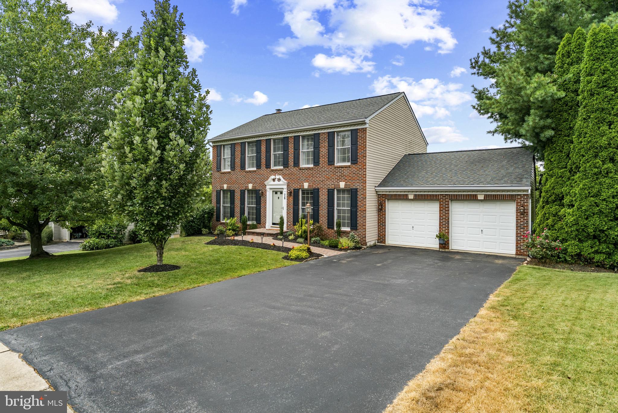 Stunning, updated brick colonial nestled on a quiet, no-outlet street in one of Middletown’s most desirable neighborhoods. Enjoy serene living with direct neighborhood access to a walking path leading to a public park and the Catoctin Creek. Inside, you’ll find numerous high-end upgrades, including newly installed wide plank hardwood flooring throughout the main level, a renovated powder room, and a showstopping kitchen with white quartz countertops and a large center island. The master suite features a luxurious, renovated bath with custom tile and a walk-in shower. Step outside to your elevated back deck and take in breathtaking views of South Mountain and open pastureland. Walk to Main Street and enjoy shops, dining, or explore the nearby Appalachian Trail and other historic landmarks. Located in a great school district, this home blends comfort, style, and location—an exceptional opportunity not to be missed!