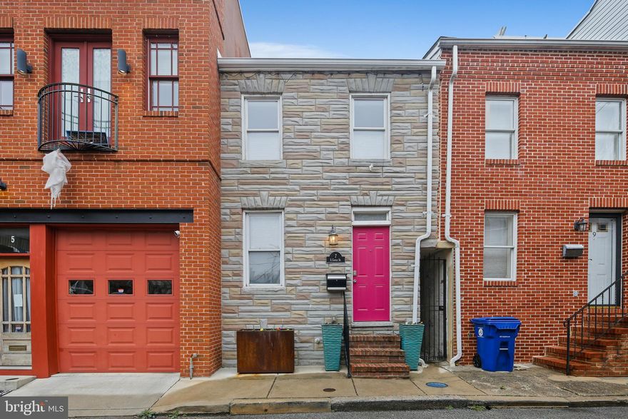 Exposed brick walls, sanded and stained-in-place hardwood floors. This Butcher Hill gem has three bedrooms and two full bathrooms. The kitchen is modern,  featuring white shaker cabinets and stainless steel appliances. The paver patio is ideal for enjoying your favorite al fresco beverage. Located a few blocks from shopping and Patterson Park, this home is Urban Living at its best! Be on the lookout for more photos.