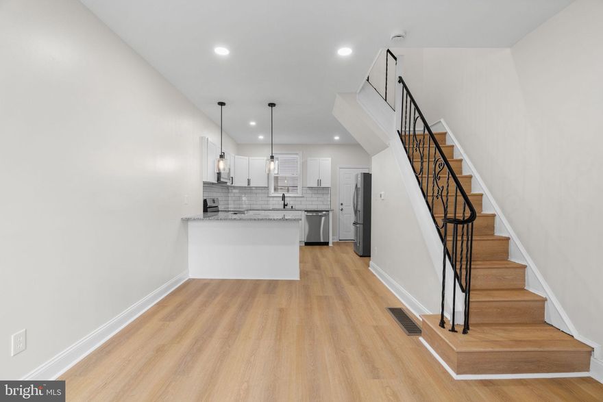 Updated and fully furnished 2 bedroom and 1 full bathroom town-home now available! Upon arrival, you'll notice a sleek facade, well kept block and an abundance of street parking on the exterior. From there, a free flowing open concept boasting all natural light, modern kitchen, dining and living room combination on the main level. Next, 2 bedrooms, 1 full bathroom and tons of closet space upstairs. And finally, a fenced in rear patio and clean unfinished basement perfect for entertaining friends and family! Could it get any better though? It does! This home also has a new roof, hot water heater, hvac, electric, plumbing, windows, flooring and appliances throughout. In addition, its near all the public transportation you need to make the commute a breeze so hurry and make your appointment today before it's too late!