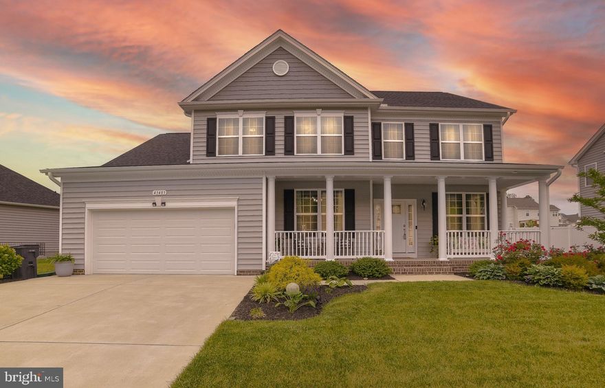 Welcome to 43485 Greg Street, a stunning property that exemplifies quality craftsmanship and modern elegance. This Lancaster model home boasts a range of impressive features that are sure to capture your attention. Step inside and be greeted by gleaming engineered hardwood floors that span the entire first floor, creating a seamless and luxurious feel throughout the home. The open concept design allows for effortless flow and natural light, making this the perfect space for entertaining guests or simply relaxing with loved ones. The main floor of this residence offers a private office, formal dining room, large open family room with fireplace, a full bathroom, and a spacious mudroom, providing convenience and flexibility for any lifestyle. The gourmet kitchen is truly a chef's dream, featuring pristine white cabinets, a walk-in pantry, gas cooktop, a wall oven, and a spacious island. Prepare delectable meals with ease and entertain guests in style in this well-appointed kitchen. With five bedrooms and four full bathrooms, this home provides ample space for a growing family or accommodating guests. Each bedroom offers comfort and privacy, creating a serene retreat for everyone in the household.  The owner's suite is a luxurious retreat with an ensuite bathroom with dual vanities, soaking tub, and separate walk-in tiles shower. The added convenience of dual closets, providing plenty of storage for your wardrobe and personal belongings. The bathrooms are thoughtfully designed with modern fixtures and finishes, offering a touch of sophistication. If you're looking for even more space, the fully finished basement is a fantastic bonus. This versatile area can be customized to suit your needs, whether it be a home office, a recreational area, or a cozy home theater.  This space includes a fifth bedroom, providing additional accommodation for guests or family members. The full bathroom in the basement adds convenience and ensures everyone's comfort. Venture outside to discover the fully fenced rear yard, providing privacy and security for outdoor activities and gatherings.  There is even room for a pool! The included shed offers additional storage space, ensuring that all your yard equipment is neatly organized and easily accessible. Located in the highly desirable Twin Ponds neighborhood and Leonardtown school district. Enjoy the benefits of a quiet community and a convenient location that's close to amenities, shopping, dining, PAX River Naval Air station and more.