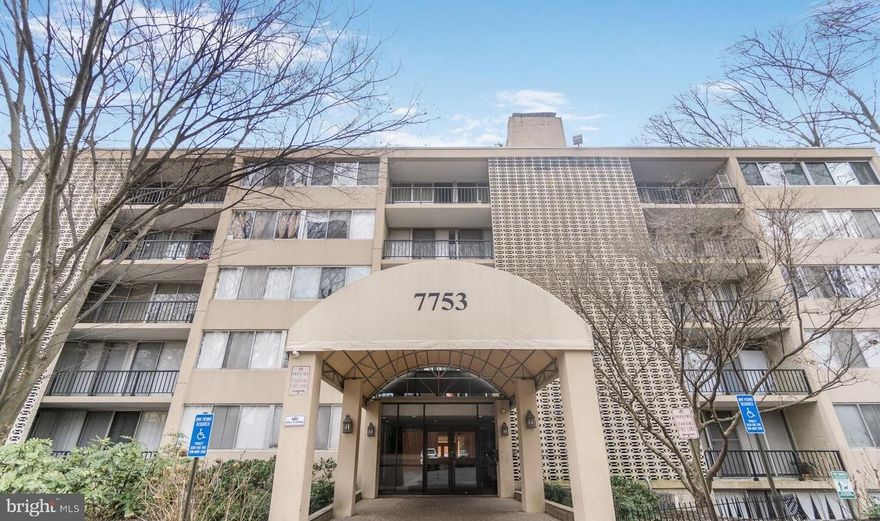 Spacious and rarely available top-level end-unit condo featuring 3 bedrooms and 2 full bathrooms with 1,132 square feet of living space. This beautifully updated home includes two assigned parking spaces, a private storage unit, and most utilities included, all within a secure elevator building ideally located in the heart of Annandale.

Inside, the open living and dining area showcases engineered hardwood floors, a ceiling fan, and a striking brick accent wall. The updated galley kitchen offers granite countertops, maple cabinetry, a tile backsplash, and gas cooking. Sliding glass doors off the living area open to an expansive 21-foot-wide private balcony with peaceful tree views and added privacy.

The hallway leads to a renovated full bath with a tub and shower combination. The primary bedroom features parquet flooring, a walk-in closet with an Elfa shelving system, and an updated en-suite bath with a tiled shower. Two additional generously sized bedrooms also feature parquet floors and large closets with Elfa systems.

Laundry facilities are conveniently located just down the hall on the same level. Utilities are included except for electric, cable, and internet. Community amenities include a swimming pool, and the location offers easy access to commuter bus routes, Routes 236 and 495, nearby parks, schools, and a shopping center with grocery stores, dining, coffee shops, and retail.

Quiet, convenient, and centrally located in Northern Virginia—this is an opportunity you won’t want to miss.