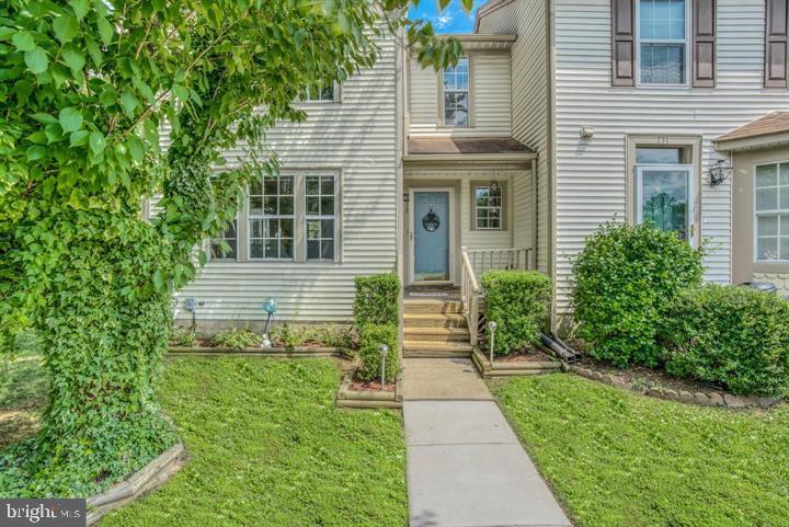 Beautiful and spacious end of group townhome! Open floor plan, perfect for whole family or entertaining. Gorgeous new flooring, new carpet and freshly painted. Fully finished basement for 2nd family room with ample storage. Deck right off kitchen which is great for fall grilling and large fenced in back yard. Pets allowed up to 30 lbs. type of dog restricted. The owner will be doing a few thing to make this home even more beautiful for his prospective tenants. You will take pride in living here. This home is located next to The Harford Day School. You will LOVE the spacious fenced yard.