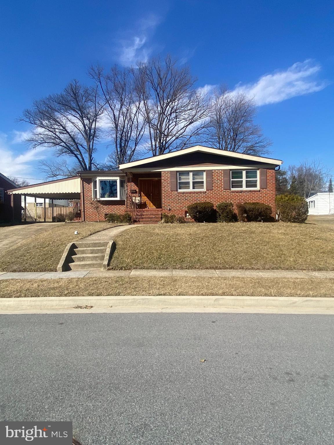Well located 5 bedroom / 3 full bath brick rancher with front porch and carport in Stevenswood COMING SOON! The main level features a spacious living room / dining room combo, kitchen with breakfast area, primary bedroom with private bath, two bedrooms and a full hall bath. Huge rec room, two additional bedrooms, full bath and laundry / storage room with shelving on the finished lower level. Flat rear yard with patio and storage shed. Great location just minutes from the shops and restaurants on Liberty Rd with easy access to Towson and Baltimore.