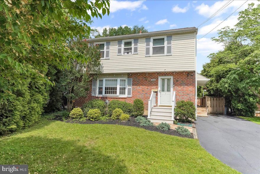 Welcome to 1328 Bon Air Terrace. This updated 4 bedroom 2.1 bath colonial is situated on a quiet street just a block from Hilltop field that also connects to Steel field. 1st floor features a Hallway entry with closet, 1/2 bath and laundry, spacious living room with bay window, dining room with crown molding, chair rail and a slider to large rear deck (aprox 20x32) overlooking a deep and secluded level back yard. Eat-in kitchen  with Corian counter and chair-rail. 2nd floor features a Master bedroom with full bath, 3 additional bedrooms, a full bath and pull down stairs to a floored attic. Full finished basement. This home has easy access to routes 1, 3, and 476.