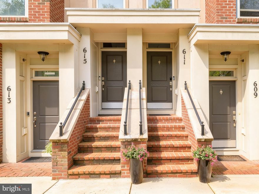 Welcome to 611 Diamondback Drive 11B - a stunning townhome-style condo nestled in the vibrant heart of Downtown Crown. Blending modern elegance with everyday livability, this light-filled residence offers the perfect balance of urban accessibility and peaceful surroundings. Perfectly positioned front-facing Crown, this home enjoys a prime setting in the community. Offering 2,676 square feet, this 3-bedroom, 2.5-bath home delivers space, comfort, and style from the moment you arrive. Upstairs, you’ll find a freshly painted, open-concept main level. This rare 24-foot-wide model lives like a single-family home, providing exceptional width, flow, and versatility. The main level also features a powder room, premium hardwood flooring, and recessed lighting.The sun-drenched living room is ideal for both relaxing and entertaining, seamlessly connecting to the dining area and upgraded gourmet kitchen featuring rich mahogany cabinetry, stainless steel appliances, marbled granite countertops, and a stylish backsplash. Just off the kitchen, a private balcony overlooks the tree-lined community and offers beautiful skyline views and sunset exposure—perfect for unwinding at the end of the day.Upstairs, the spacious owner’s suite includes a tray ceiling, large windows, a walk-in closet, and a well-appointed ensuite bath with a soaking tub, tiled shower, and dual vanities. Two nicely sized bedrooms provide flexibility for guests, a home office/fitness space, and share a full bathroom featuring unique designer wallpaper. Premium hardwood flooring continues throughout the upper level, enhancing the home’s cohesive and elevated feel. A new washer and dryer, along with a hallway linen closet, add everyday ease. Additional highlights include a one-car garage and private parking pad, along with ample free parking in front of the home and on nearby side streets for guests or additional vehicles.

Enjoy a walkable lifestyle just moments from Downtown Crown, featuring Harris Teeter, Sephora, Starbucks, Sixty Vines, and more. Nearby Kentlands adds conveniences such as Target, Dick’s Sporting Goods, and Uncle Julio’s. Residents also enjoy access to a community center with pool, tennis courts, racquetball, climbing wall, and tot lot, plus nearby trails, parks, and green spaces. Zoned for the new Wootton High School (2027), with easy access to I-270, I-370, the ICC, and Shady Grove Metro.